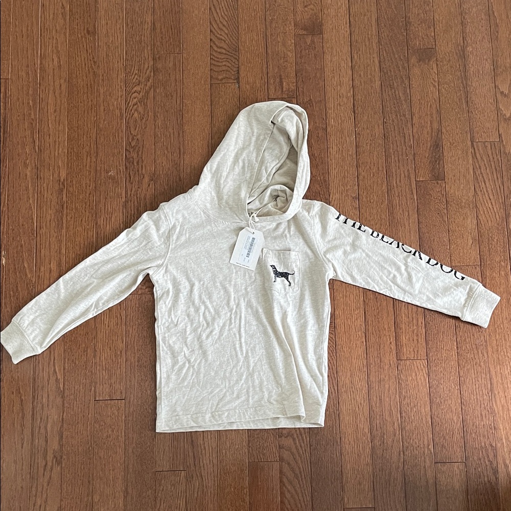 NWT The Black Dog kids cadet long sleeve hoodie